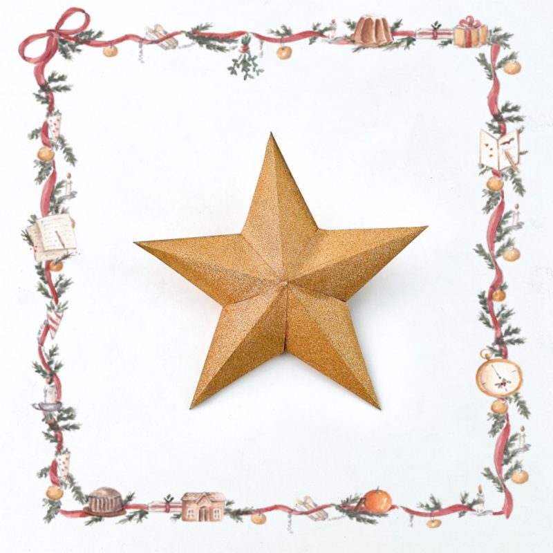 stella origami 3d - ghiotto e pastrocchio